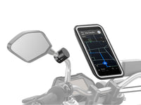 Supporto telefono specchietto retrovisore moto